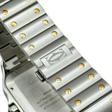 カルティエ Cartier サントス ドゥ カルティエ LM W2SA0009 シルバー ゴールド/ステンレススチール 自動巻き メンズ 腕時計