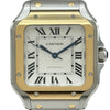 カルティエ Cartier サントス ドゥ カルティエ MM W2SA0016 シルバー ゴールド/ステンレススチール 自動巻き メンズ 腕時計