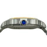 カルティエ Cartier サントス ドゥ カルティエ MM W2SA0016 シルバー ゴールド/ステンレススチール 自動巻き メンズ 腕時計