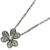 ヴァンクリーフ＆アーペル Van Cleef & Arpels フリヴォルネックレスミニ ホワイトゴールド Au750 ダイヤモンド ジュエリー