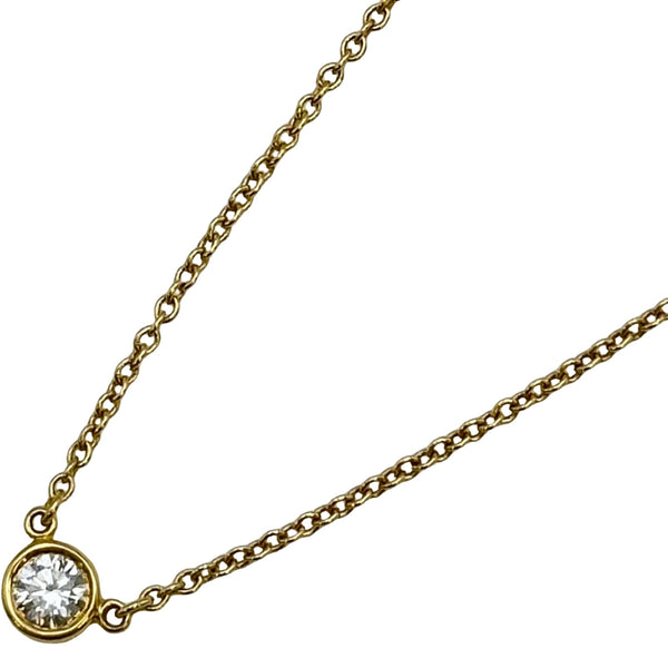 ティファニー TIFFANY＆CO バイザヤードネックレス ゴールド Au750