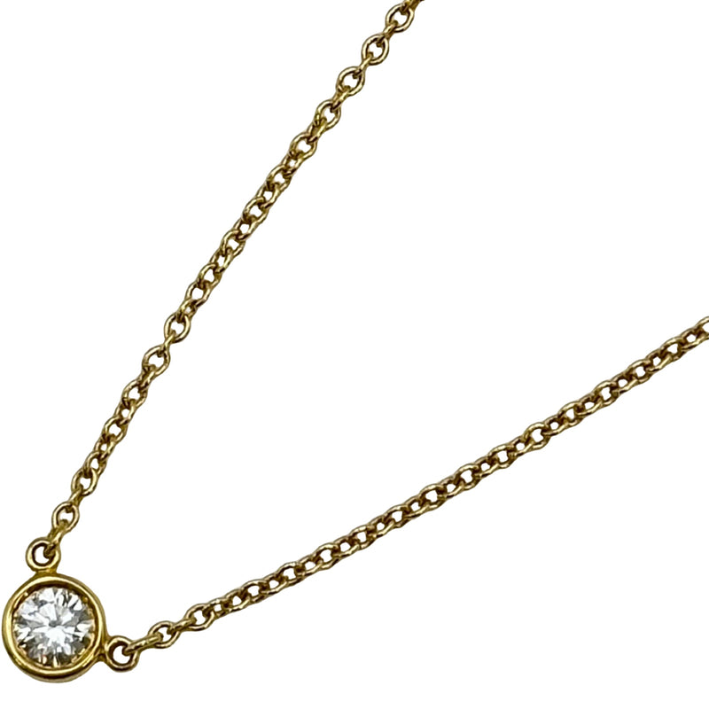 バイザヤード ネックレス ティファニー TIFFANY＆CO バイザヤードネックレス ゴールド Au750