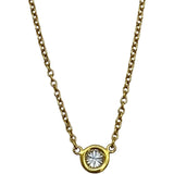 ティファニー TIFFANY＆CO バイザヤードネックレス ゴールド Au750 ダイヤモンド ジュエリー