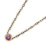 カルティエ Cartier ダムールネックレス ピンクゴールド Au750 ピンクサファイア ジュエリー
