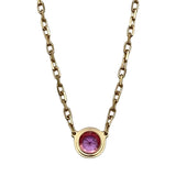 カルティエ Cartier ダムールネックレス ピンクゴールド Au750 ピンクサファイア ジュエリー