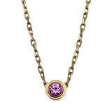 カルティエ Cartier ダムールネックレス ピンクゴールド Au750 ピンクサファイア ジュエリー
