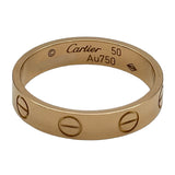 カルティエ Cartier ミニラブリング ピンクゴールド Au750 ジュエリー