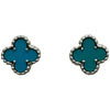ヴァンクリーフ＆アーペル Van Cleef & Arpels スウィートアルハンブラピアス ホワイトゴールド 750 ターコイズ ジュエリー