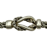 ティファニー TIFFANY＆CO ダブルロープセンターノットブレスレット シルバー 925 ジュエリー