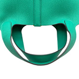 エルメス HERMES ピコタンロックPM U刻印 ヴェールジェイド ゴールド金具 トリヨン レディース ハンドバッグ