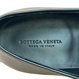 ボッテガ・ヴェネタ BOTTEGA VENETA シレンツィオ イントレチャートローファー ブラック レザー メンズ ローファー