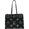 ルイ・ヴィトン LOUIS VUITTON オンザゴーGM M44674 ブラウン系/ブラック モノグラム・ジャングル レディース トートバッグ
