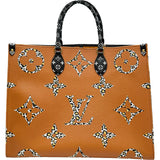 ルイ・ヴィトン LOUIS VUITTON オンザゴーGM M44674 ブラウン系/ブラック モノグラム・ジャングル レディース トートバッグ