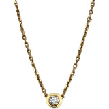 カルティエ Cartier ダムールネックレス ゴールド Au750 ダイヤモンド ジュエリー