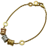 ブルガリ BVLGARI ビーゼロワンエレメントブレスレット ゴールド/ホワイトゴールド/ピンクゴールド 750 ジュエリー