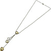 ティファニー TIFFANY＆CO マルチハートドロップネックレス シルバー/ゴールド 925/750 ジュエリー