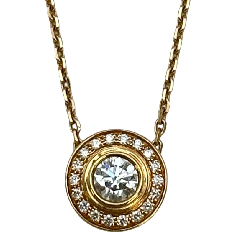 カルティエ Cartier ダムールネックレス ピンクゴールド Au750