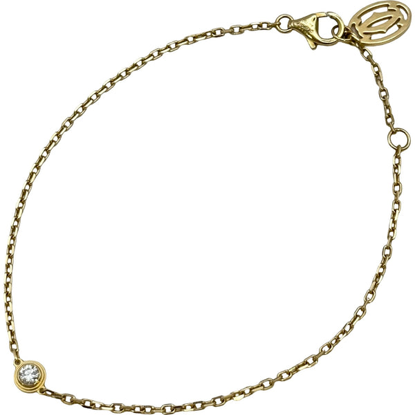 カルティエ Cartier ダムールブレスレット ゴールド Au750