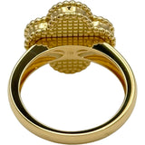 ヴァンクリーフ＆アーペル Van Cleef & Arpels ヴィンテージアルハンブラリング ゴールド Au750 マザー オブ パール ダイヤモンド ジュエリー