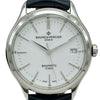 ボーム＆メルシェ BAUME & MERCIER クリフトン ボーマティック M0A10398 ホワイト ステンレススチール 自動巻き メンズ 腕時計