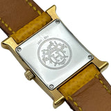 エルメス HERMES Hウォッチ HH1.201 シルバー ゴールドメッキ/ステンレススチール クオーツ レディース 腕時計