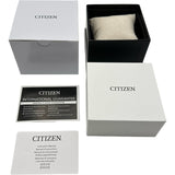 シチズン CITIZEN ゼンシンコレクション クロノグラフ CA4610-85M アイスブルー チタン クオーツ メンズ 腕時計