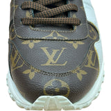 ルイ・ヴィトン LOUIS VUITTON ランアウェイライン モノグラムローカットスニーカー BM1128 ブラウン レザー メンズ スニーカー