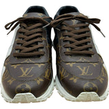 ルイ・ヴィトン LOUIS VUITTON ランアウェイライン モノグラムローカットスニーカー BM1128 ブラウン レザー メンズ スニーカー