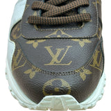 ルイ・ヴィトン LOUIS VUITTON ランアウェイライン モノグラムローカットスニーカー BM1128 ブラウン レザー メンズ スニーカー