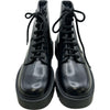 プラダ PRADA トライアングルロゴレースアップブーツ 2TG242 ブラック レザー メンズ ブーツ