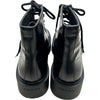 プラダ PRADA トライアングルロゴレースアップブーツ 2TG242 ブラック レザー メンズ ブーツ