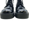 プラダ PRADA トライアングルロゴレースアップブーツ 2TG242 ブラック レザー メンズ ブーツ