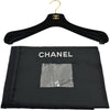 シャネル CHANEL ベルト付きチェックガウンコート P54357 ブラック ナイロン レディース その他アウター