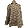 グッチ GUCCI GG総柄ウールポンチョコート 610488 ベージュ ウール レディース ポンチョ