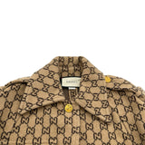グッチ GUCCI GG総柄ウールポンチョコート 610488 ベージュ ウール レディース ポンチョ