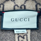 グッチ GUCCI GG総柄ウールポンチョコート 610488 ベージュ ウール レディース ポンチョ