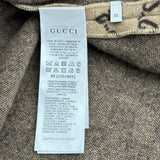 グッチ GUCCI GG総柄ウールポンチョコート 610488 ベージュ ウール レディース ポンチョ
