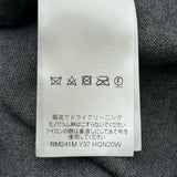 ルイ・ヴィトン LOUIS VUITTON モノグラムシグネチャーポケット長袖ニットシャツ HQN20W グレー コットン メンズ 長袖シャツ