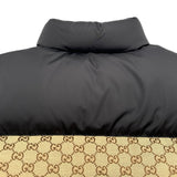 グッチ GUCCI GG総柄ダウンベスト 774910 ベージュ コットン レディース ダウンベスト