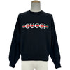 グッチ GUCCI シェリーラインロゴプリントスウェットシャツ 789582 ブラック コットン メンズ スウェット