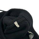 クリスチャン・ディオール Christian Dior オブリークインサートニットセーター 113M638AT187 ネイビー コットン メンズ セーター