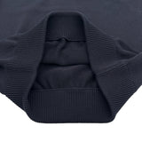 クリスチャン・ディオール Christian Dior オブリークインサートニットセーター 113M638AT187 ネイビー コットン メンズ セーター