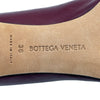 ボッテガ・ヴェネタ BOTTEGA VENETA ブロック レザーアンクルブーツ ボルドー レザー レディース ブーツ