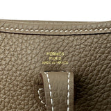 エルメス HERMES エヴリン TPM W刻 エトゥープ ゴールド金具 トリヨン レディース ショルダーバッグ