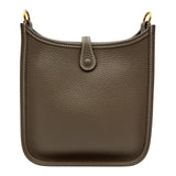 エルメス HERMES エヴリン TPM W刻 エトゥープ ゴールド金具 トリヨン レディース ショルダーバッグ
