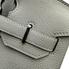 エルメス HERMES バーキン30 X刻印 ブルーグラシエ シルバー金具 トゴ レディース ハンドバッグ