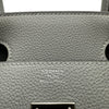 エルメス HERMES バーキン30 X刻印 ブルーグラシエ シルバー金具 トゴ レディース ハンドバッグ