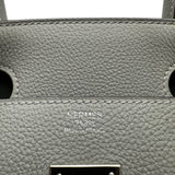 エルメス HERMES バーキン30 X刻印 ブルーグラシエ シルバー金具 トゴ レディース ハンドバッグ