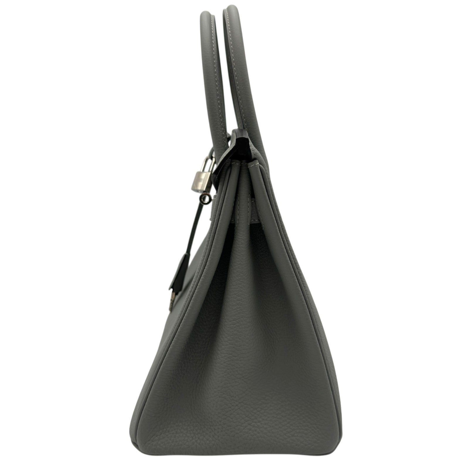 エルメス HERMES バーキン30 X刻印 ブルーグラシエ シルバー金具 トゴ