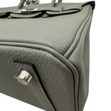 エルメス HERMES バーキン30 X刻印 ブルーグラシエ シルバー金具 トゴ レディース ハンドバッグ